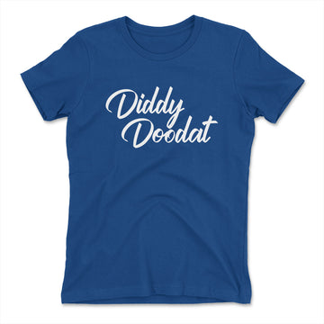 Diddy Doodat Womens T-Shirt in Royal color